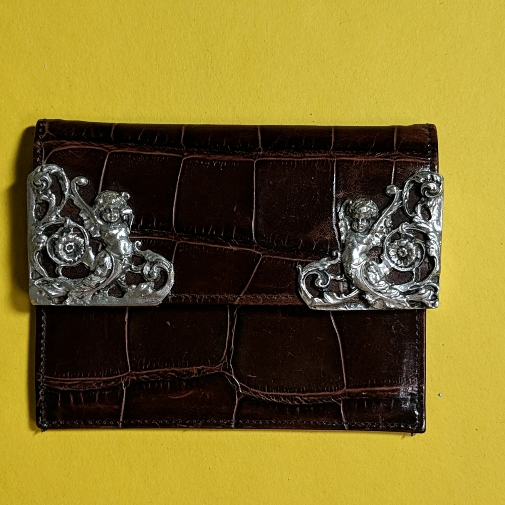 Glen Miller for Ann Turk Brown leather coin purse